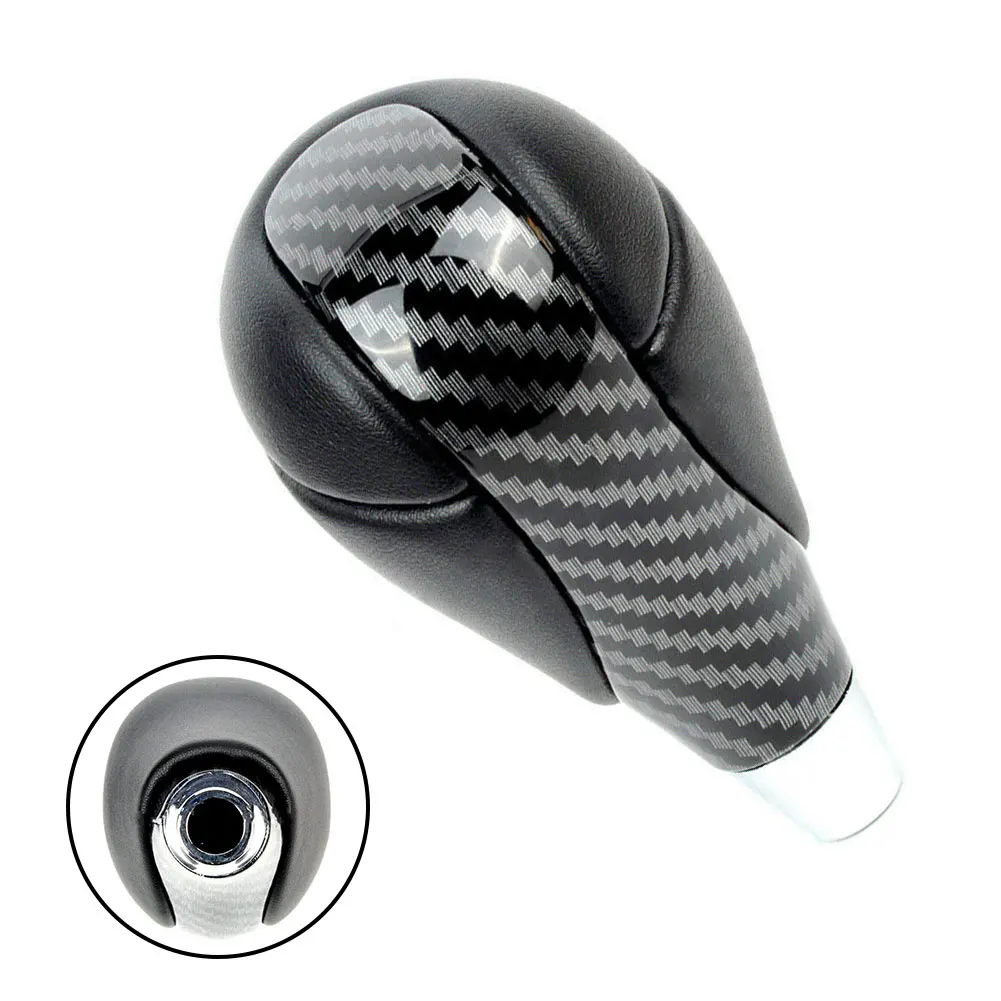Carbon Fiber Leather Automatic Gear Stick Shift Knob For Lexus IS250