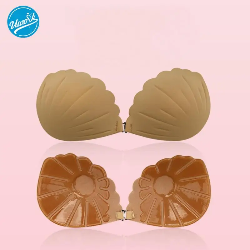 

Shell Breast Stickers Waterproof Thin Section Breathable Skin-Friendly Breast Stickers Non-Slip Underwear Wedding Dress