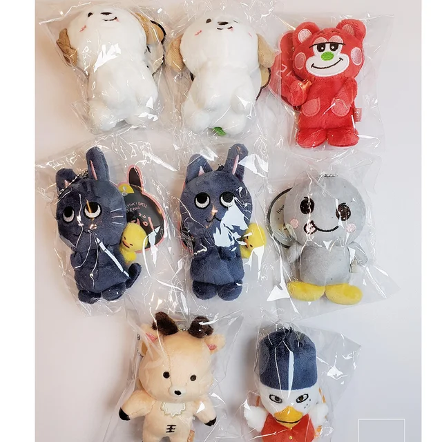 10CM KPOP RIIZE MINI poupée pendentif WONBIN SOHEE porte-clés saint valentin Pop-Up magasin sac pendentif SeungChan ANTON Fans Collection 3