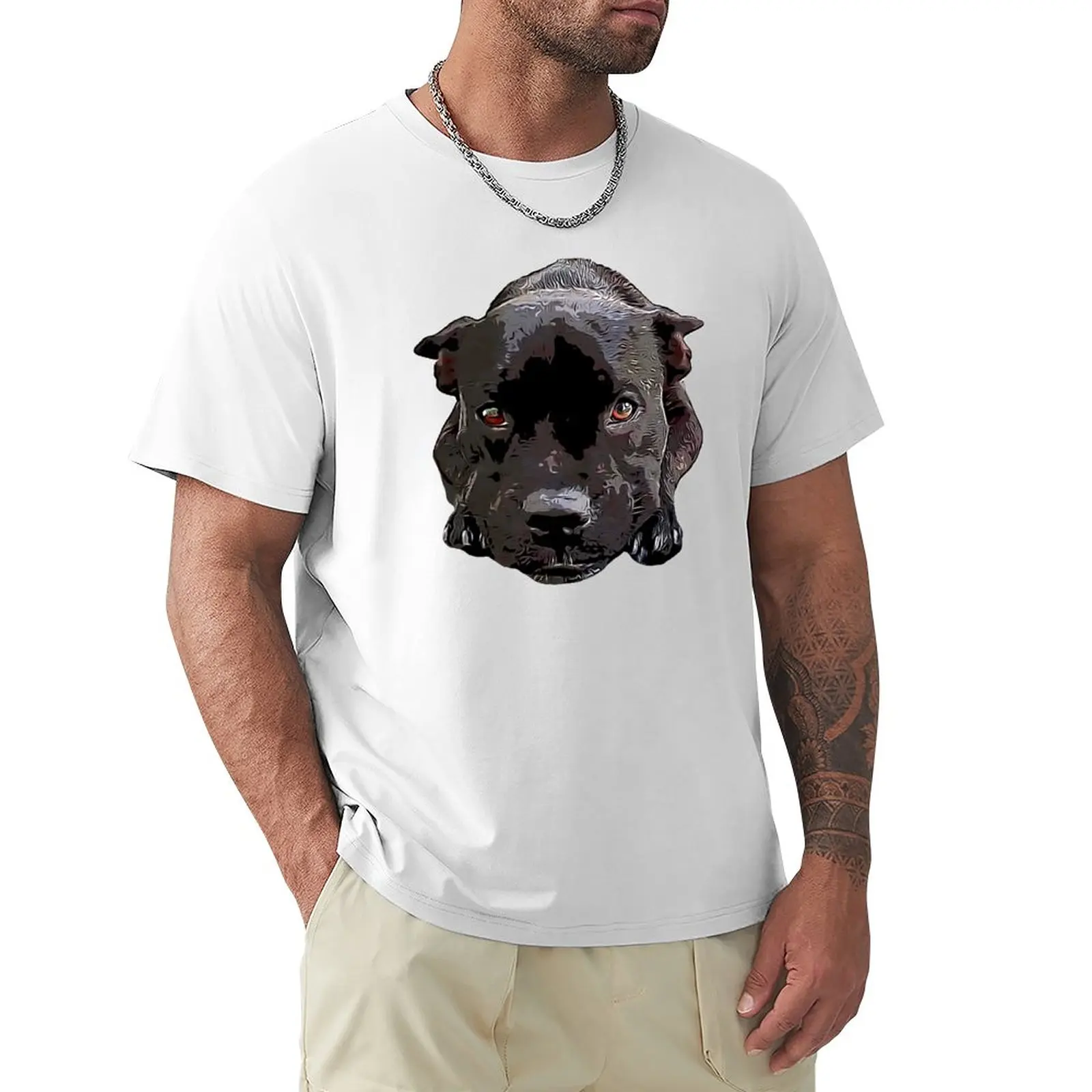 

Staffy Looking Cute! T-Shirt customizeds customs design your own mens t shirts casual stylish