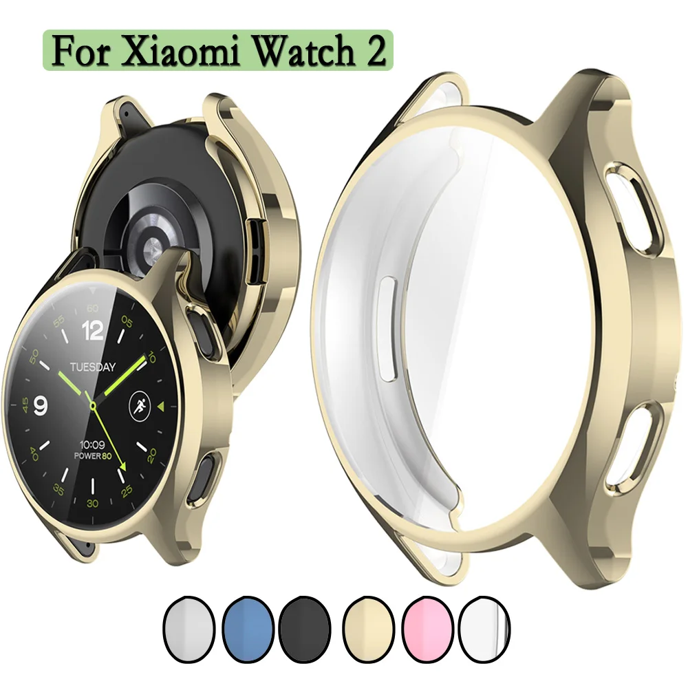 TPU Watch Case For Xiaomi Watch 2 High Quality Soft and Durable TPU Shell Screen Protective Cover Decoration For Xiaomi 2