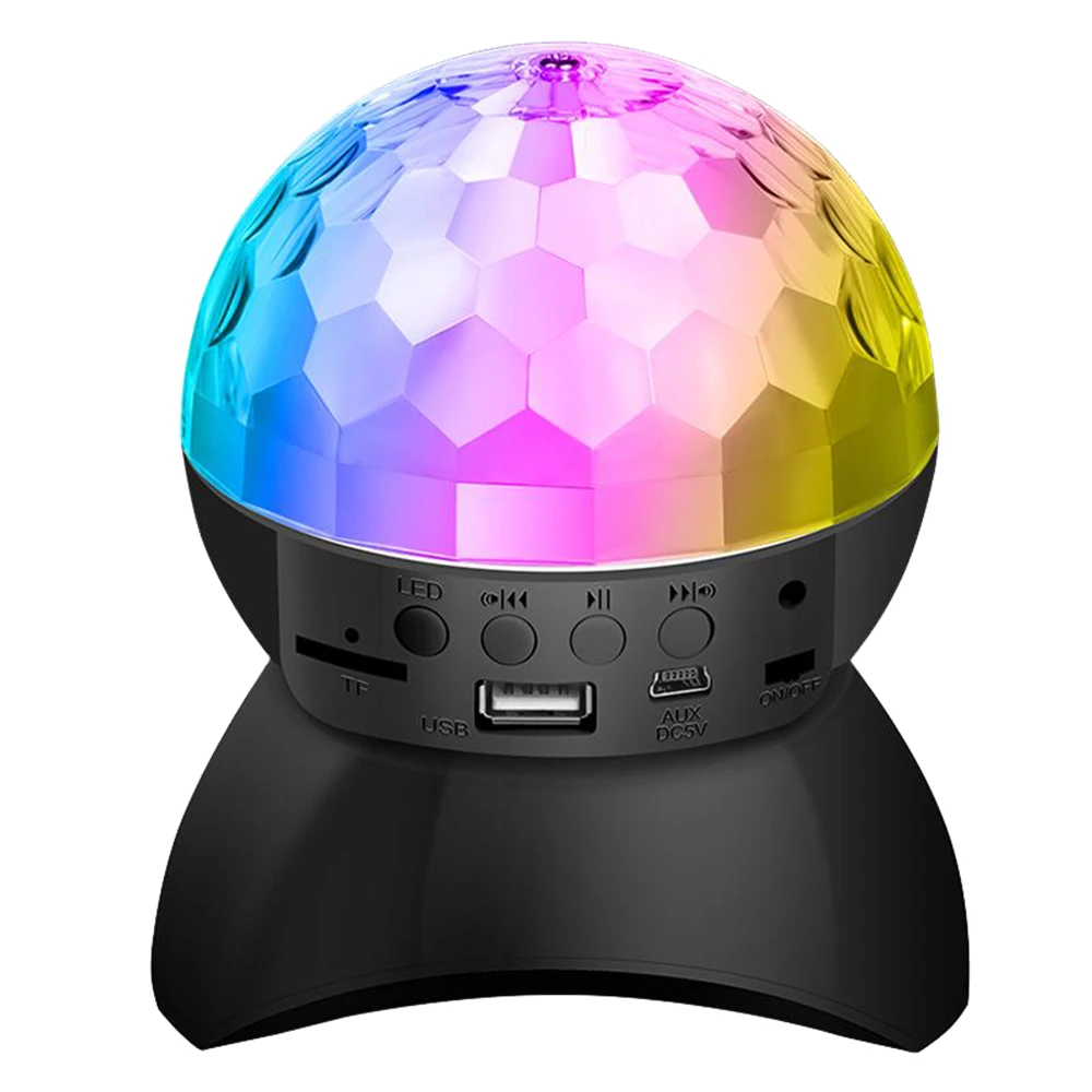 Wewoo - Boule à facette YK2278 3W Fête activée DJ Eclairage RBG Disco Ball  Lampe Stroboscopique Scène Par Lumière Avec 7 ModesSans Télécommande -  Boules à facettes - Rue du Commerce