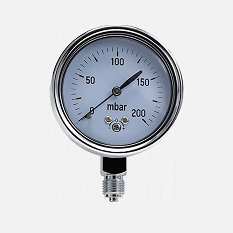 Manometer Gauge Gas Pressure Gauge 0-150mbar 200mbar 0-250mbar 400mbar 500mbar 600mbar