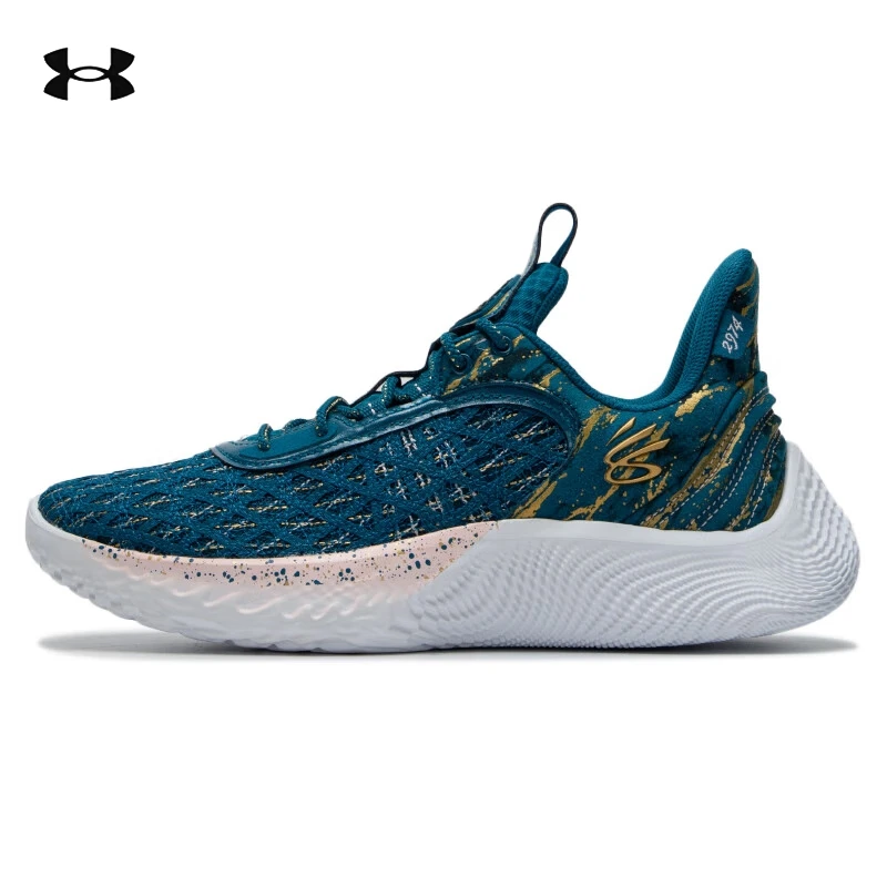 Zapatillas de baloncesto prácticas, de corte bajo, antideslizantes y resistentes al desgaste de Under Armour Curry 9