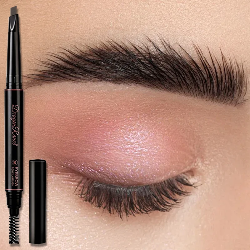 Dual-ended Waterproof Eyebrow Pencil With Triangular Fine Tip_voghion.com