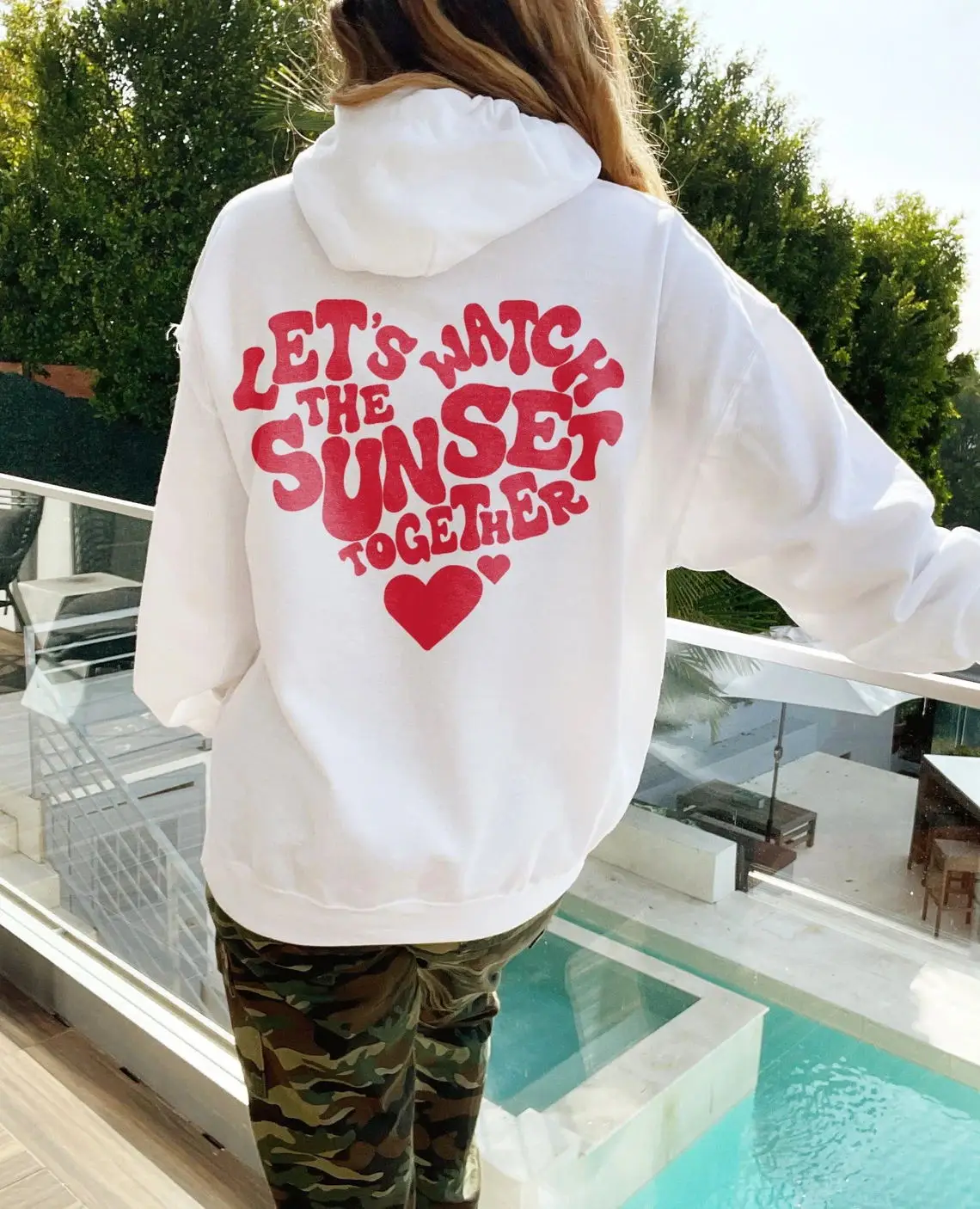 Lets Watch The Sunset Hoodie Women Hoody Sweatshirts Pullovers Aesthetic  unisex graphic pure cotton top jumper casual hoodies - AliExpress