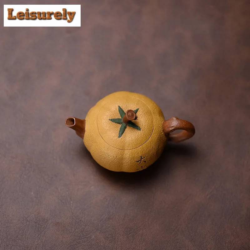 77ml Luxury Yixing Purple Clay Teapots Handmade Eggplant Pot Raw Ore Section Mud Kettle With Strainer Zisha Tea Set Tea Services