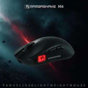 MAMBASNAKE M4 Wireless Gaming Mouse, 52g Lightweight BT/2.4Ghz/Wired Computer Mouse, PAW3311 24K DPI Optical Sensor 1
