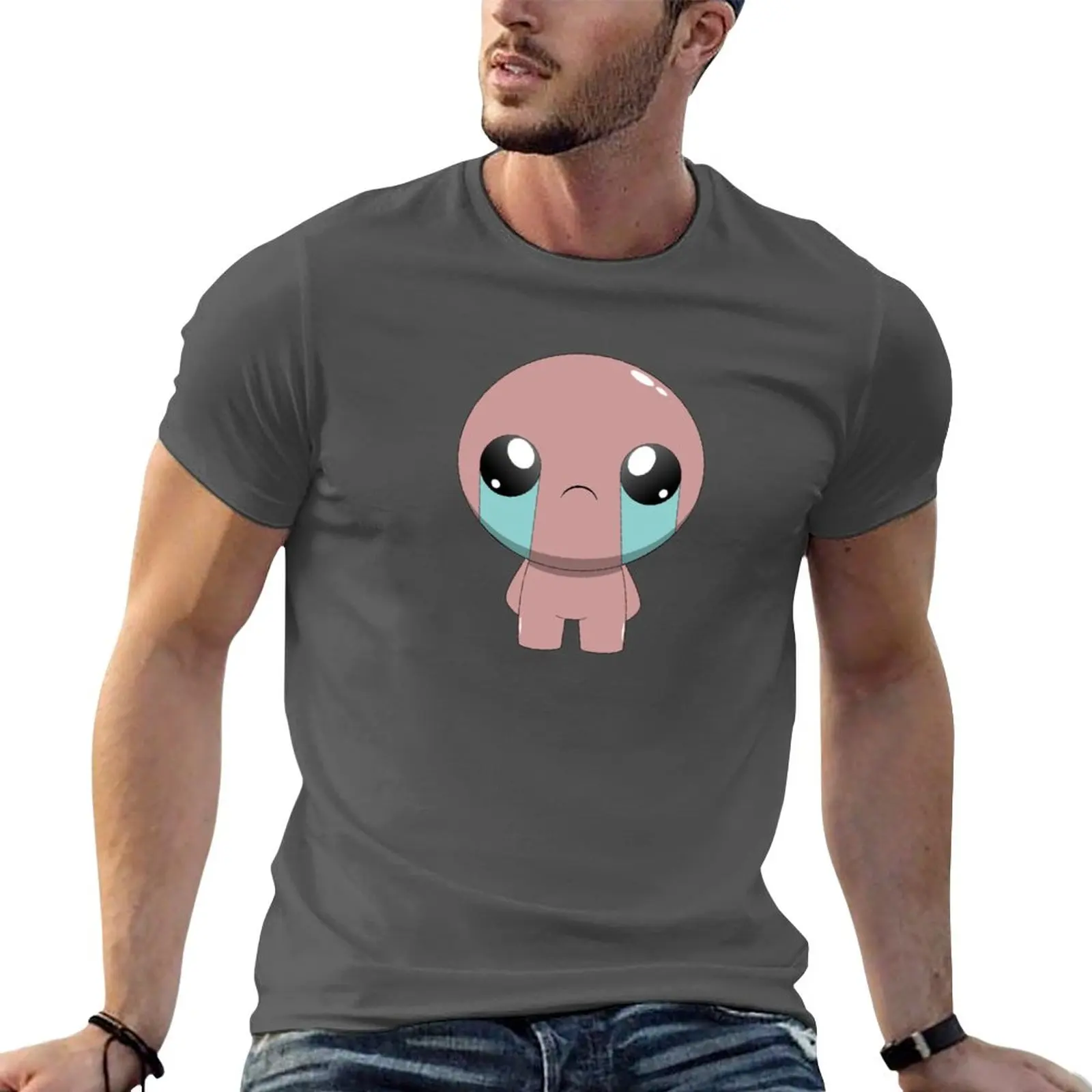 

New Isaac T-Shirt customized t shirts anime T-shirt for a boy Short sleeve tee men