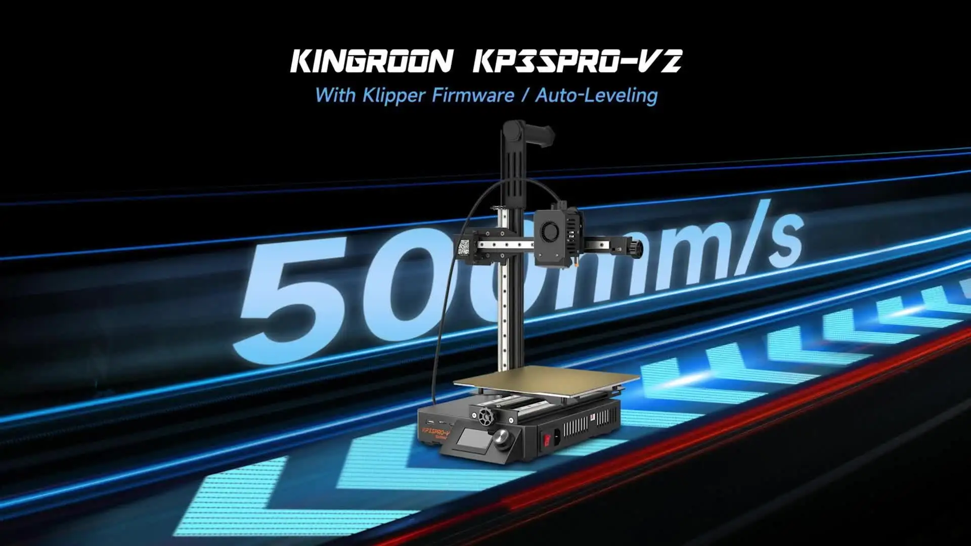 KINGROON KP3S Pro V2 3D プリンタ高速クリッパーファームウェア
