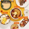 Electric Cooking Pot Noodles Porridge Machine Water Boiler Hotpot Food Steamer Stew Soup Machine Ceramic Non-stick For Dormitory 6