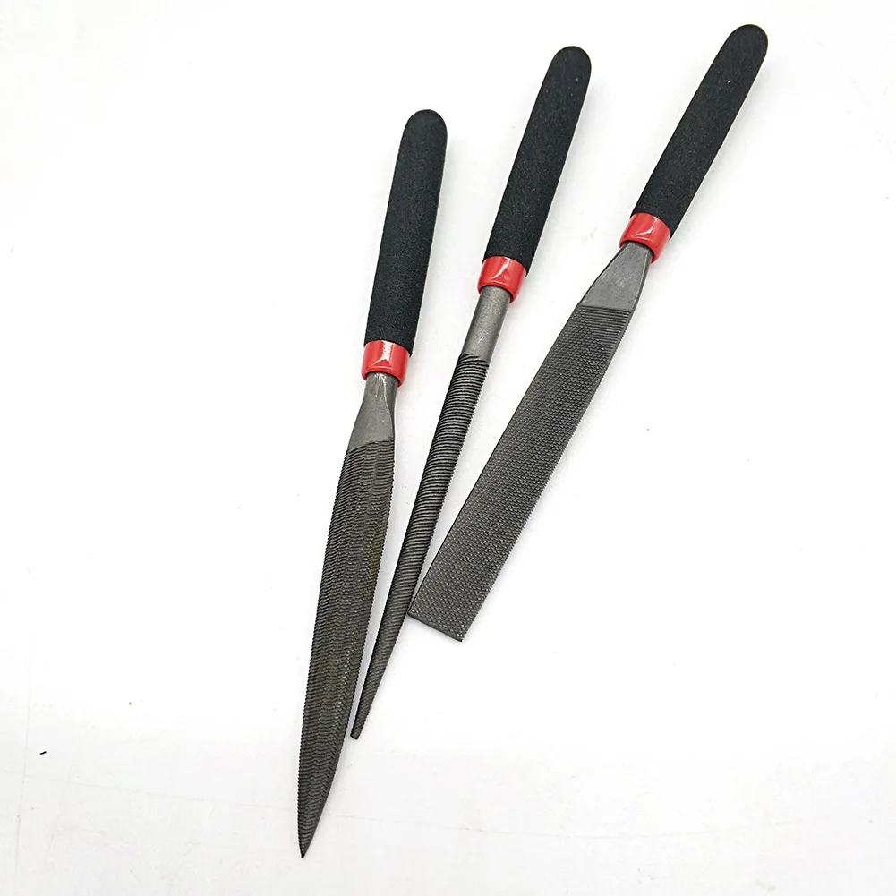 Lot de 3 Limes Mini Acier Trempé 118mm - Modélisme, Bijoux, Pierre