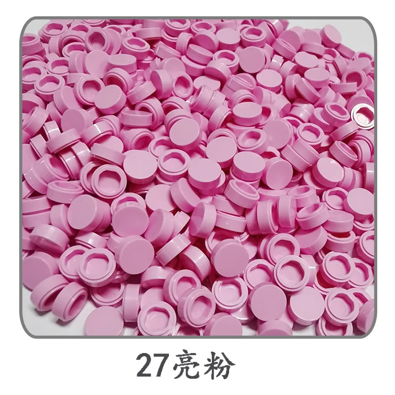 500-Piece Round Tile Set for Mosaic Art and Creative Building