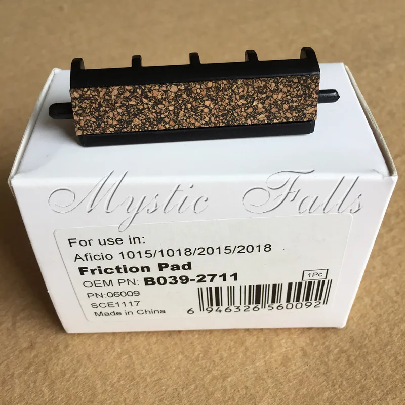 10X B039-2711 B0392711 Friction Pad For Ricoh Aficio 1015 1018 2015 MP1600 MP2000 Cassette Separation Pad