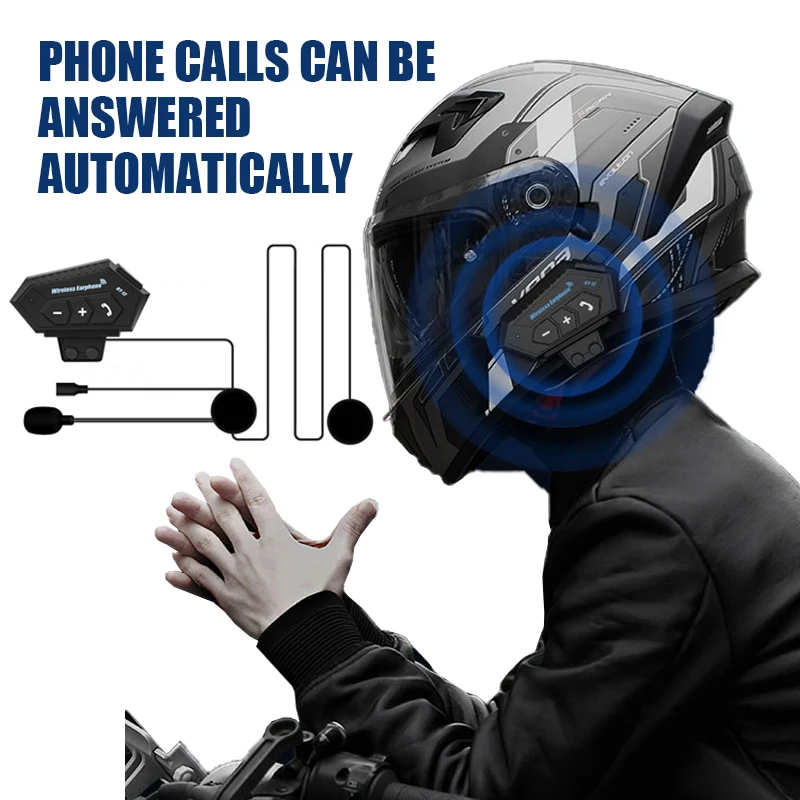 Ktm Moto Motorcycle Bluetooth Headset Helmet Male Riding Windproof Noise Reduction | Автомобили и мотоциклы