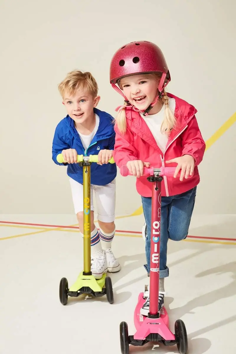 Kickboard-Maxi Deluxe 3-Wheeled, Lean-to-Steer, Swiss-Designed Micro Scooter for Kids, Ages 5-12