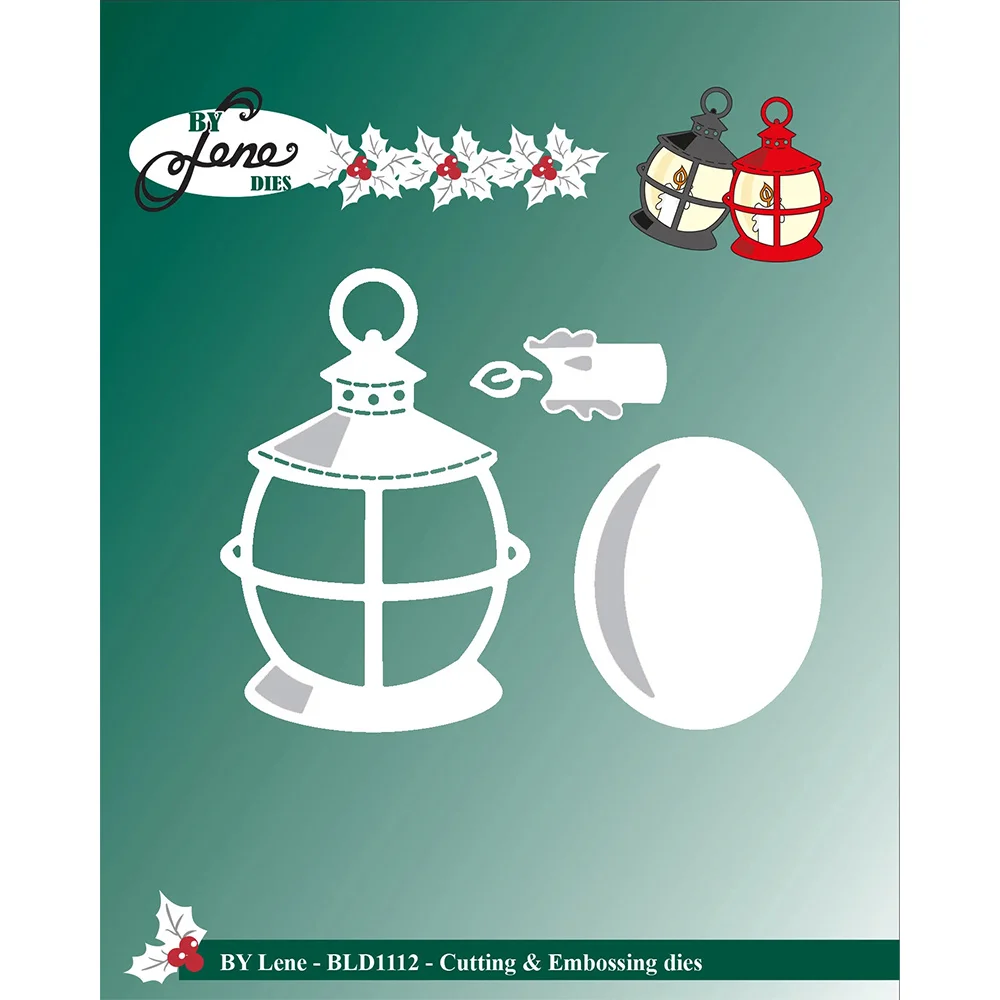 Festive Mailbox Metal Cutting Dies for DIY Holiday Scrapbooking and Decorative Paper Crafting