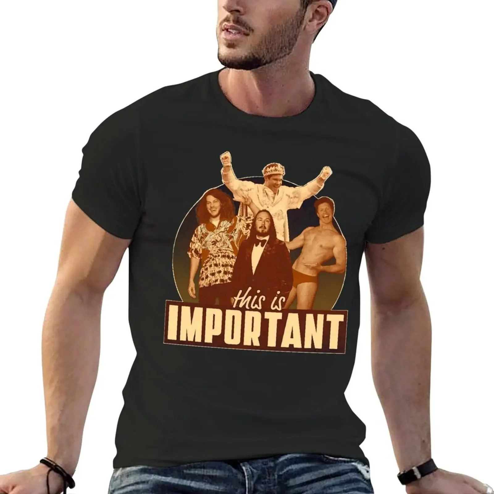 This is Important T-shirt quick-drying hippie clothes funnys cute clothes T-shirt men