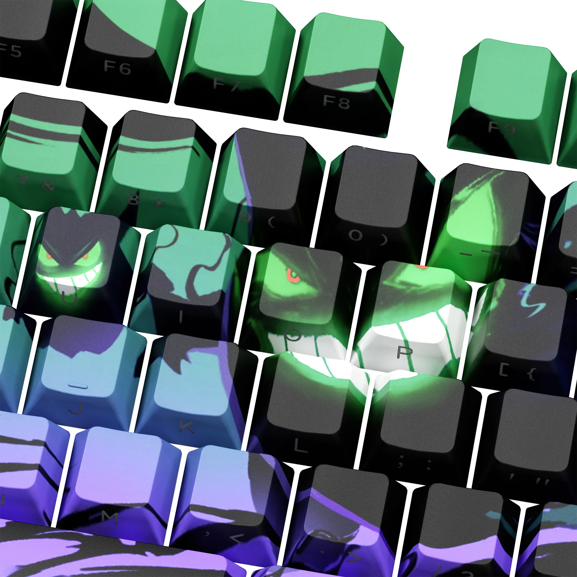 XVX Cool Gengar Japanese Anime Keycaps Shine Through Keycap