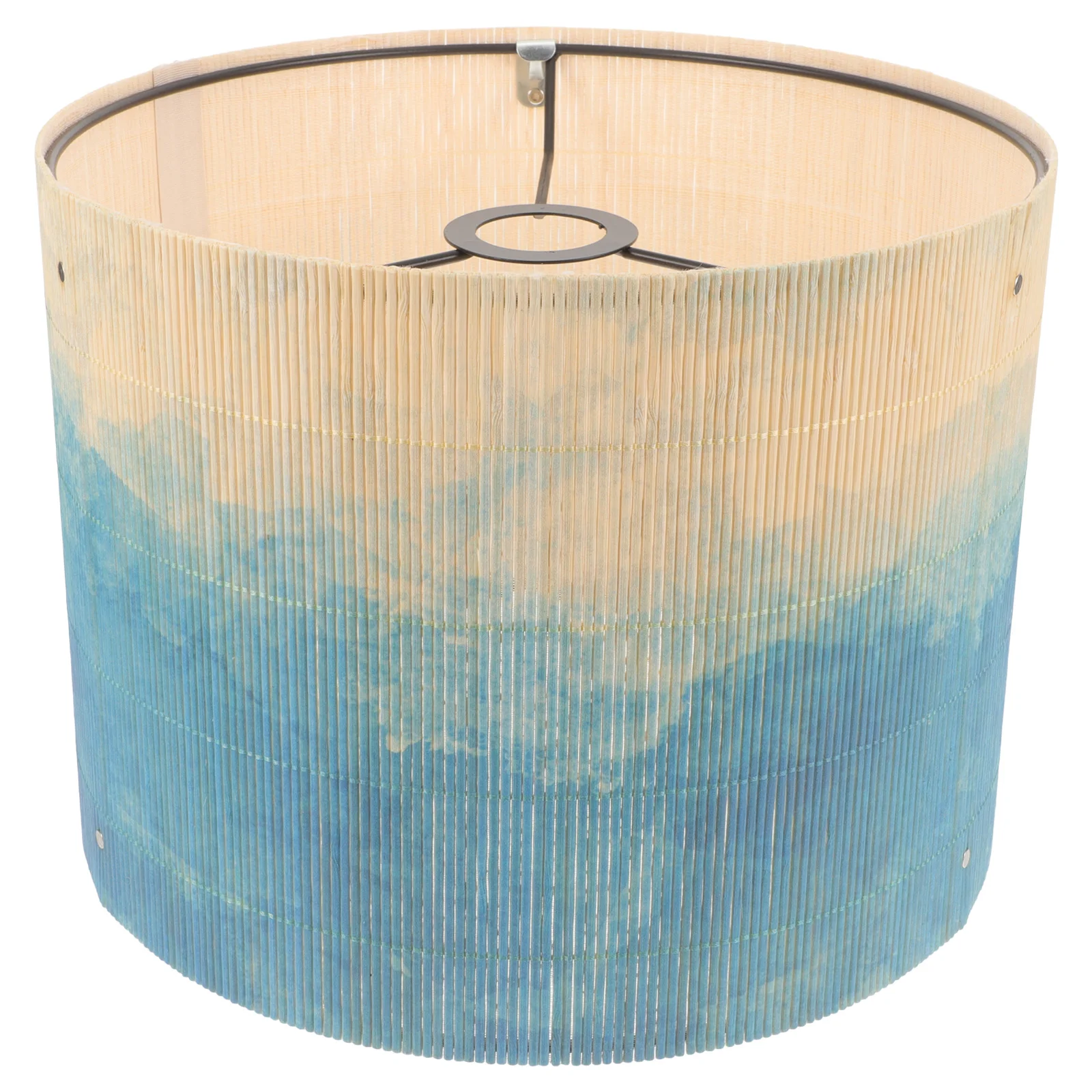 

Bamboo Lamp Shade Chandelier Lamp Lampshade E27 Japanese Style Light Cover Drum Clip On Spider Construction Shade Table Lamp