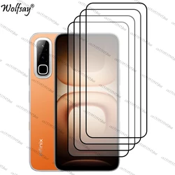 Ultimate Full Cover Tempered Glass Screen Protector - 6.78 Inch for Infinix Hot 70 (4PCS Tempered Glass)