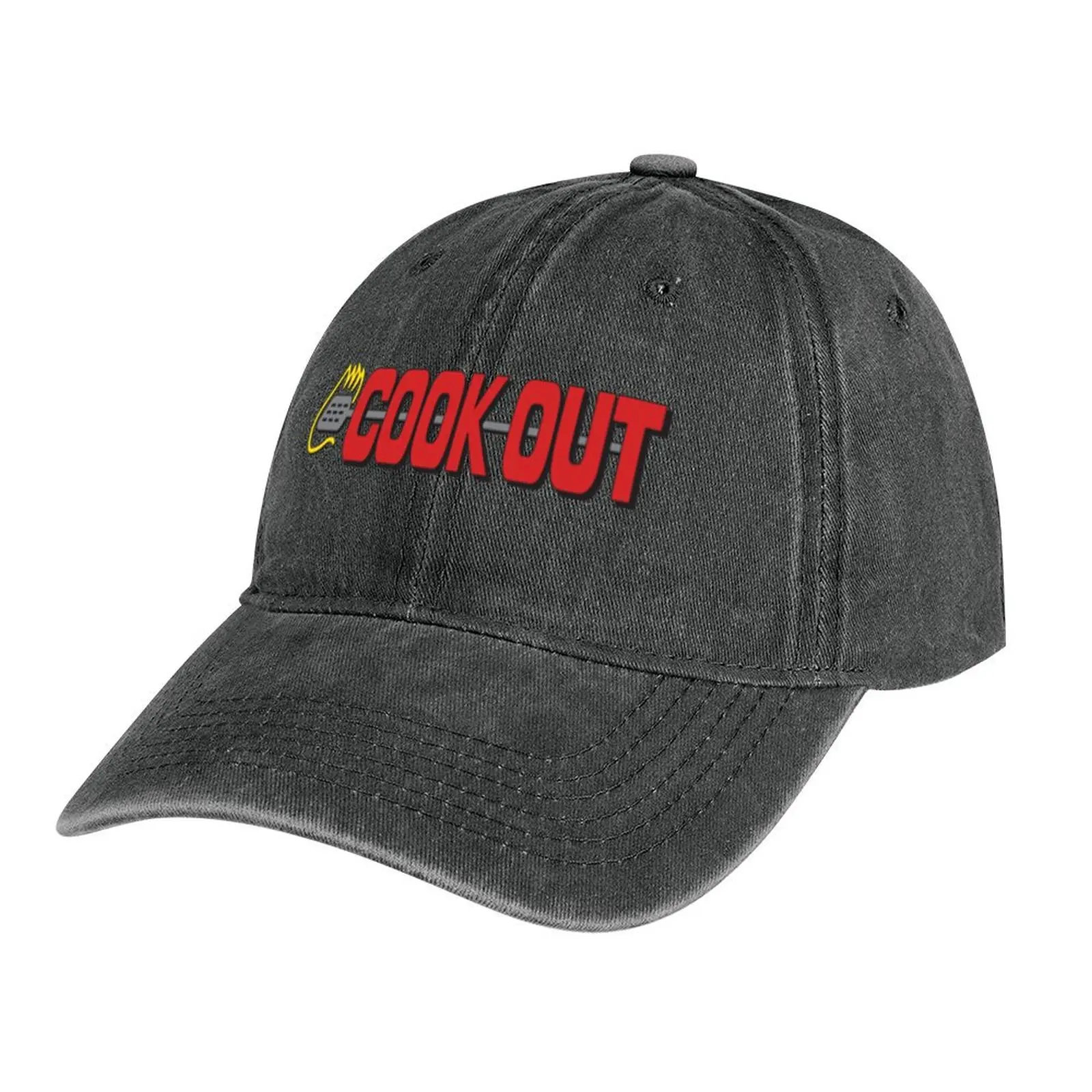 

Cook Out Restaurant Logo Cowboy Hat Ball Cap Brand Man cap Caps For Men Women's