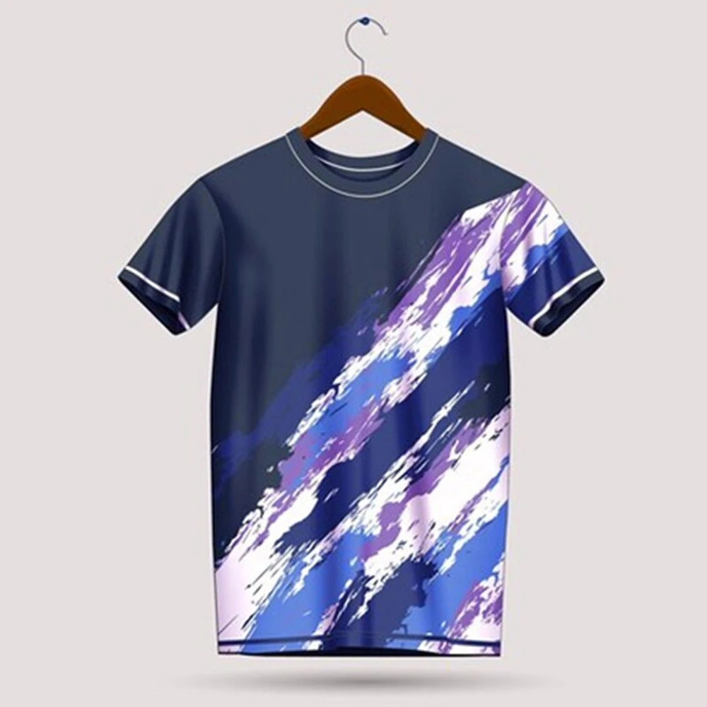 

Badminton Jersey High Quality Summer New Men's Sports Quick Drying Breathable Fashion Plus Size XS-6XL Training Short Sleeve
