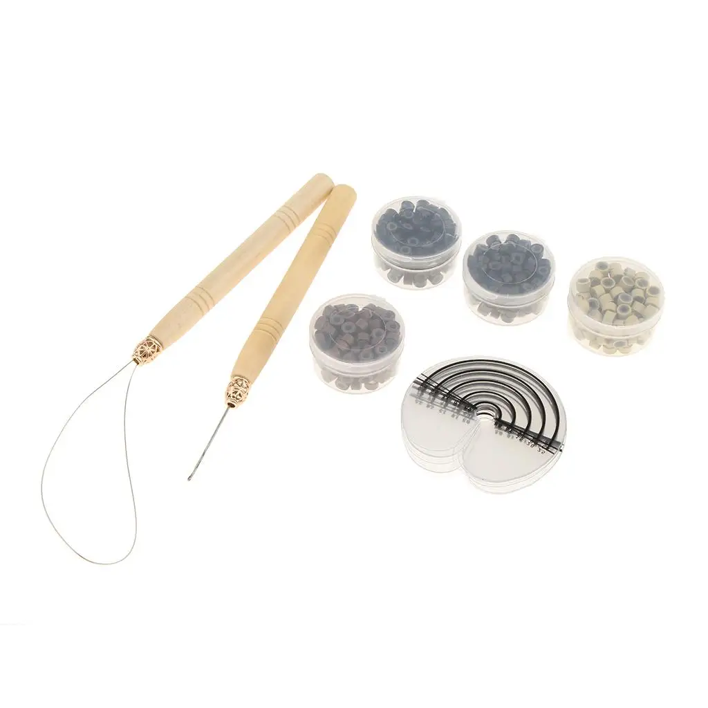 Hair Extensions Loop Hook Silicone Micro Bead