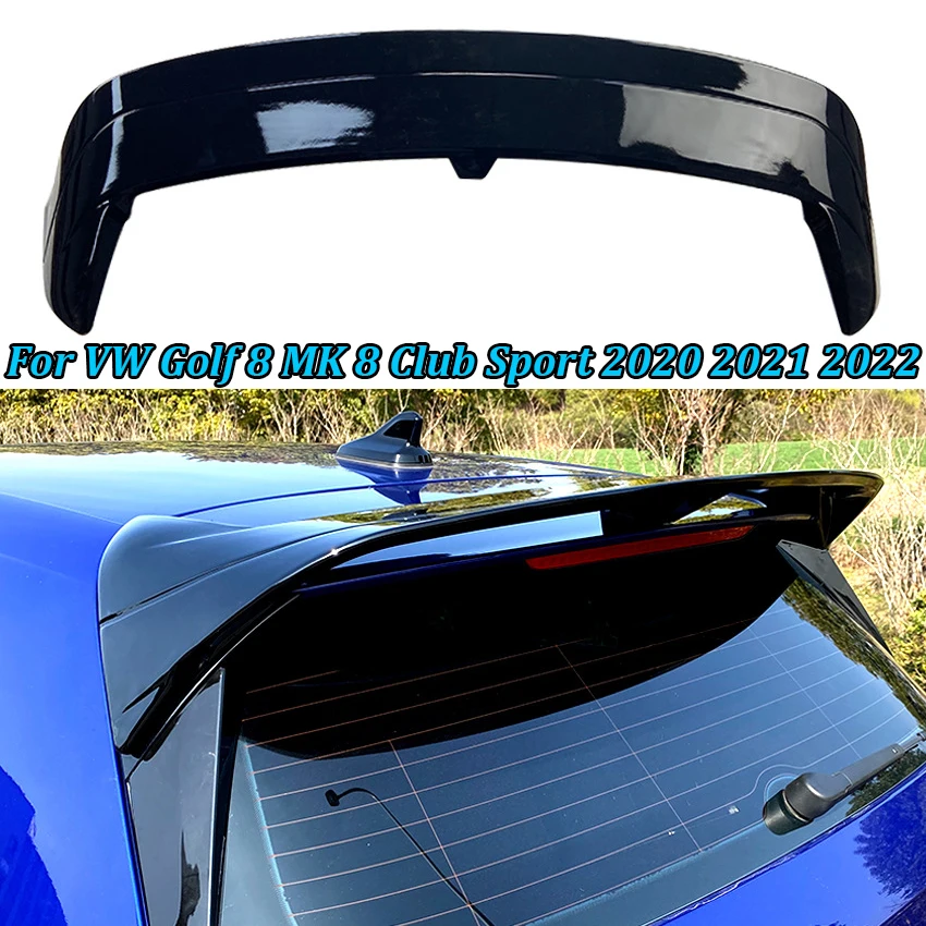 Cauda Top Vento Spoilers Asas, Tronco Telhado Spoiler, Wing Styling para VW Golf 8 MK 8 Club Sport 2020 2021 2022