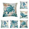 Turtle Pillow Case Sea Style Octopus Printing Throw Pillow Case Cover Sea Whale Pillowcases Pillow Case Pillowcase kussensloop 1