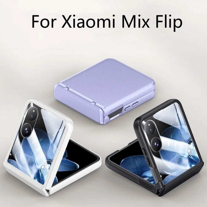 Luxury Electroplating Leather Flip Case with Shockproof Bumper and Camera Protection