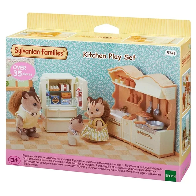 Sylvanian Families Dollhouse Playset Kitchen Play Set Accessories Gift Girl  Toy No Figure New in Box 5341 - AliExpress