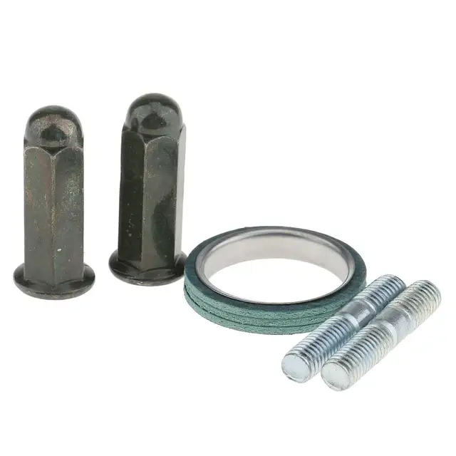 1 set Exhaust Studs Nuts Bolt Exhaust Gasket Exhaust Muffler Pipe for GY6 50/70/90/110/125/150CC Scooter ATV Moped