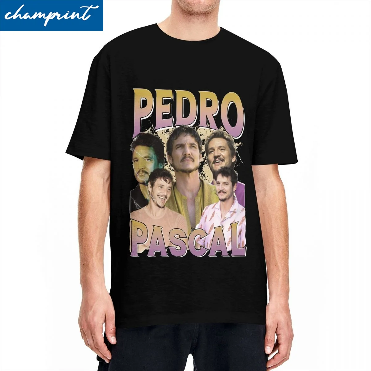 

Men Women's Pedro Pascal Vintage 90's Style T Shirts Cotton Clothes Amazing Short Sleeve O Neck Tee Shirt Gift Idea T-Shirt