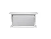 Pure white downdraft hood 1