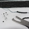 Natural Genuine Shungite Faceted Round Beads 2mm/3mm/4mm, Surface Not Bright ,For Jewelry Making Natural Gemstones DIY Necklace 6