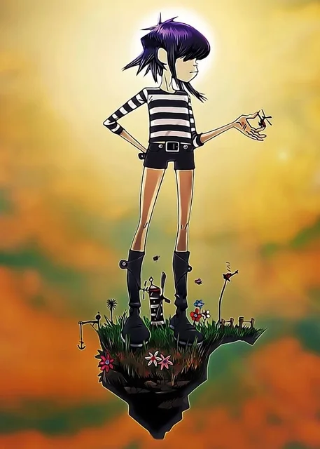 額装済　Gorillaz 限定アートプリント 44f41593-7b6c-4fe1-8a82-