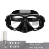RX Prescription Optical Suba Diving Mask Myopia -1.0 to -8.5 Tempered Lens Anti-fog Free Dive Goggles  freedive 1