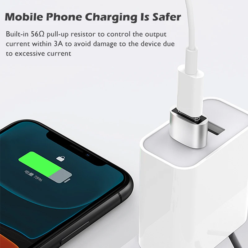 USB 3.0 Type-C OTG Date Adapter Usb C Male To Type C Otg Charger Converter TYPEC female to USB male 2.0 mobile phone Charging