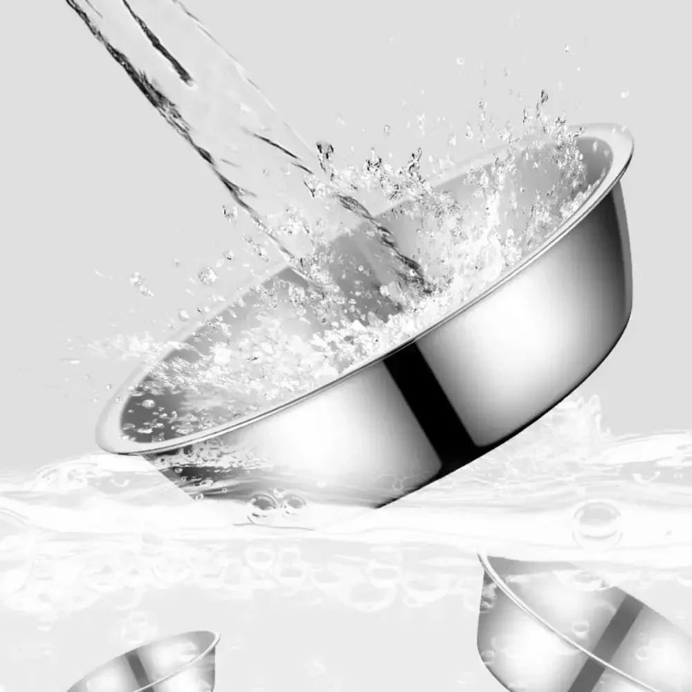 Title 3, Large Capacity Dog Bowl Stainless Steel Pet Fee...