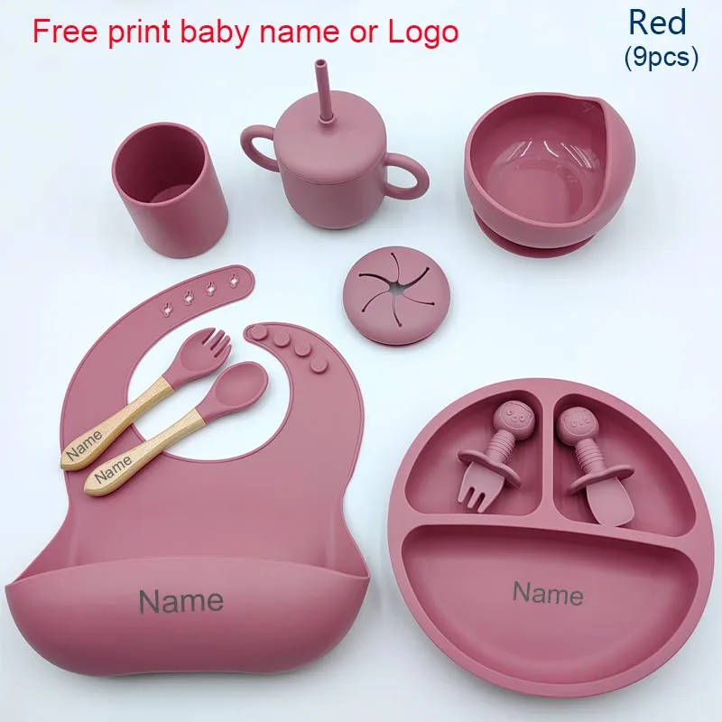 Red 9 Pcs