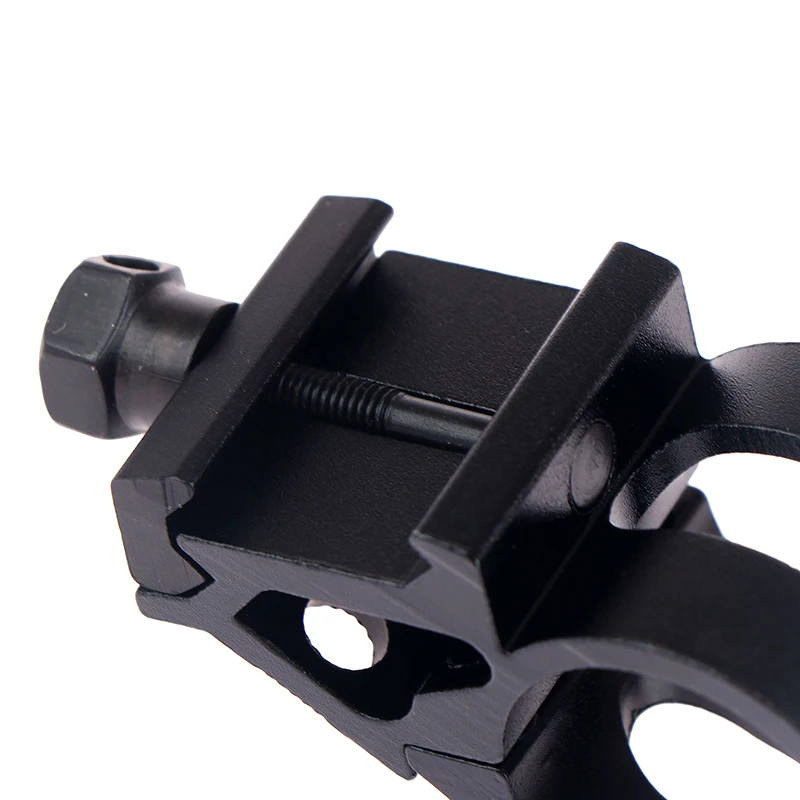 Description Picture 4 of itemTactical Quick Release Offset Flashlight Mount Holder Picatinny Rail Flashlight rail mount 45 Degree Sight Mount Accessories