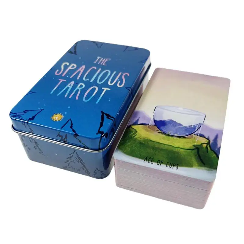 

The Spacious Tarot Cards Family Gathering Chess Card Game Fortune Telling Divination Oracle Cards Leisure Table Board Game Card