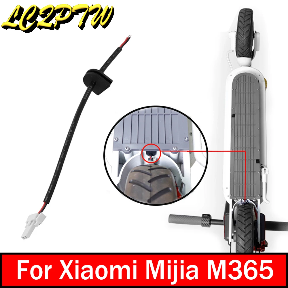 Batterys Led Smart Tail Light Cable Direct Fit Electric Scooter Parts Battery Line Foldable Wear Resistant For Xiaomi M365 Parts