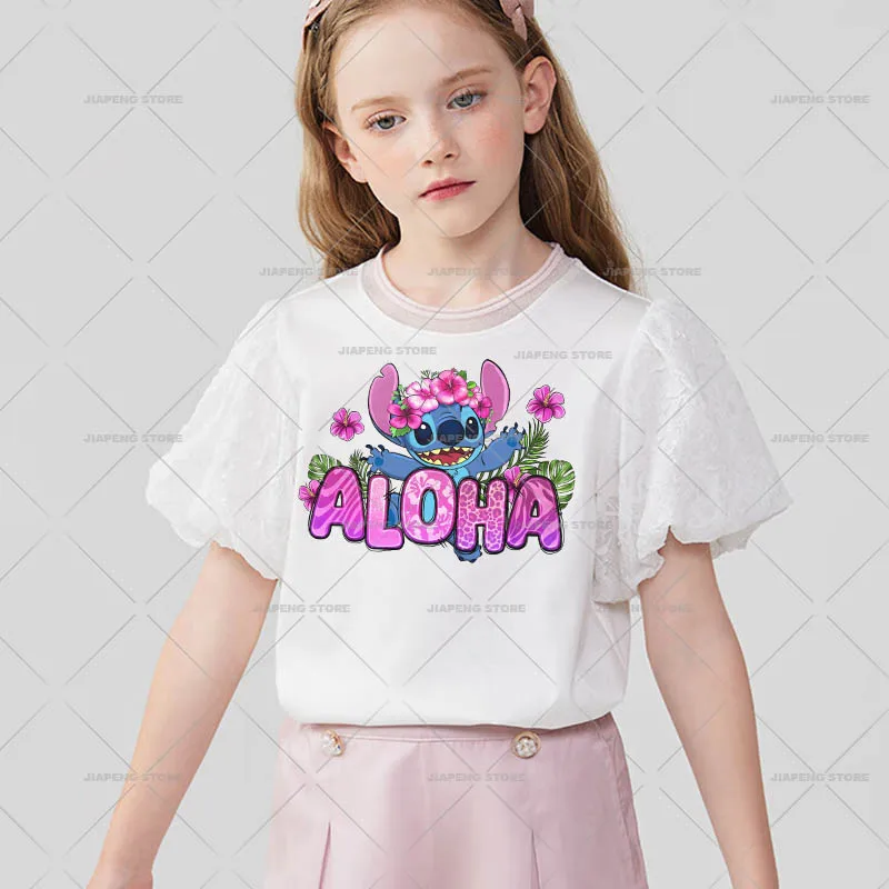 Lilo & Stitch Cartoon Stitch Patch Iron on Heat Transfer Sticker for Women  Kids T-shirt
