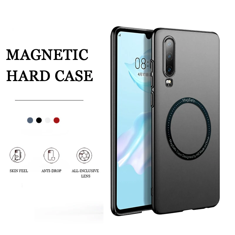 Magnetic Phone Case For Huawei P30 P40 Pro Lite Hard Cover_voghion.com