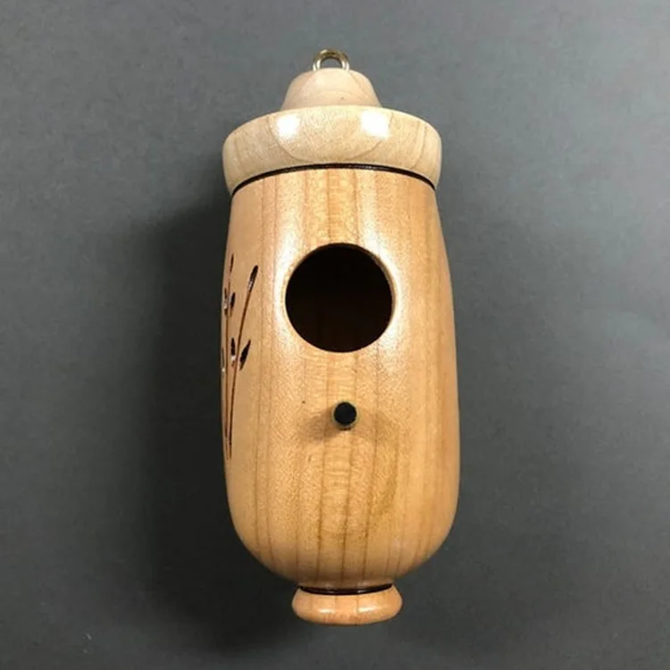 

New Hummingbird House outdoor courtyard beech hanging hummingbird house carpenter gift