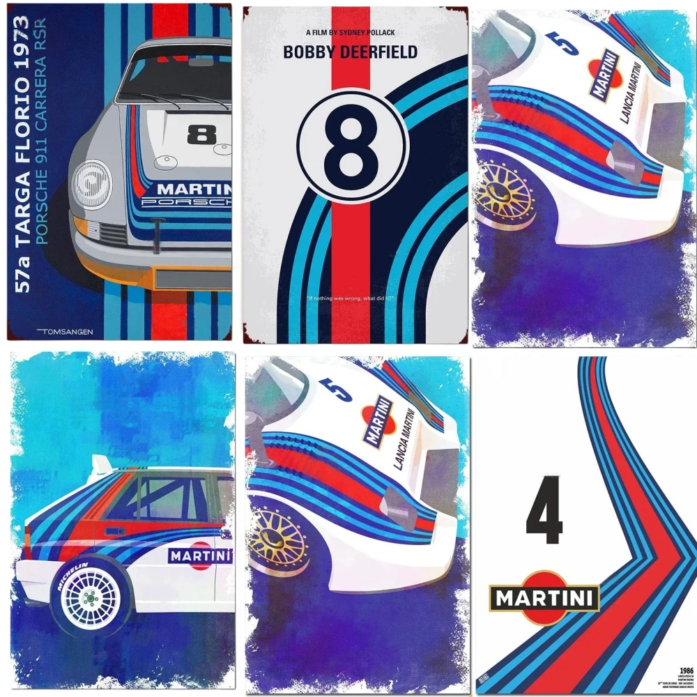 Targa Vintage Martini - In Metallo 20x30 Cm, Decorazione Retrò Per Bar O Cucina - Foto 11