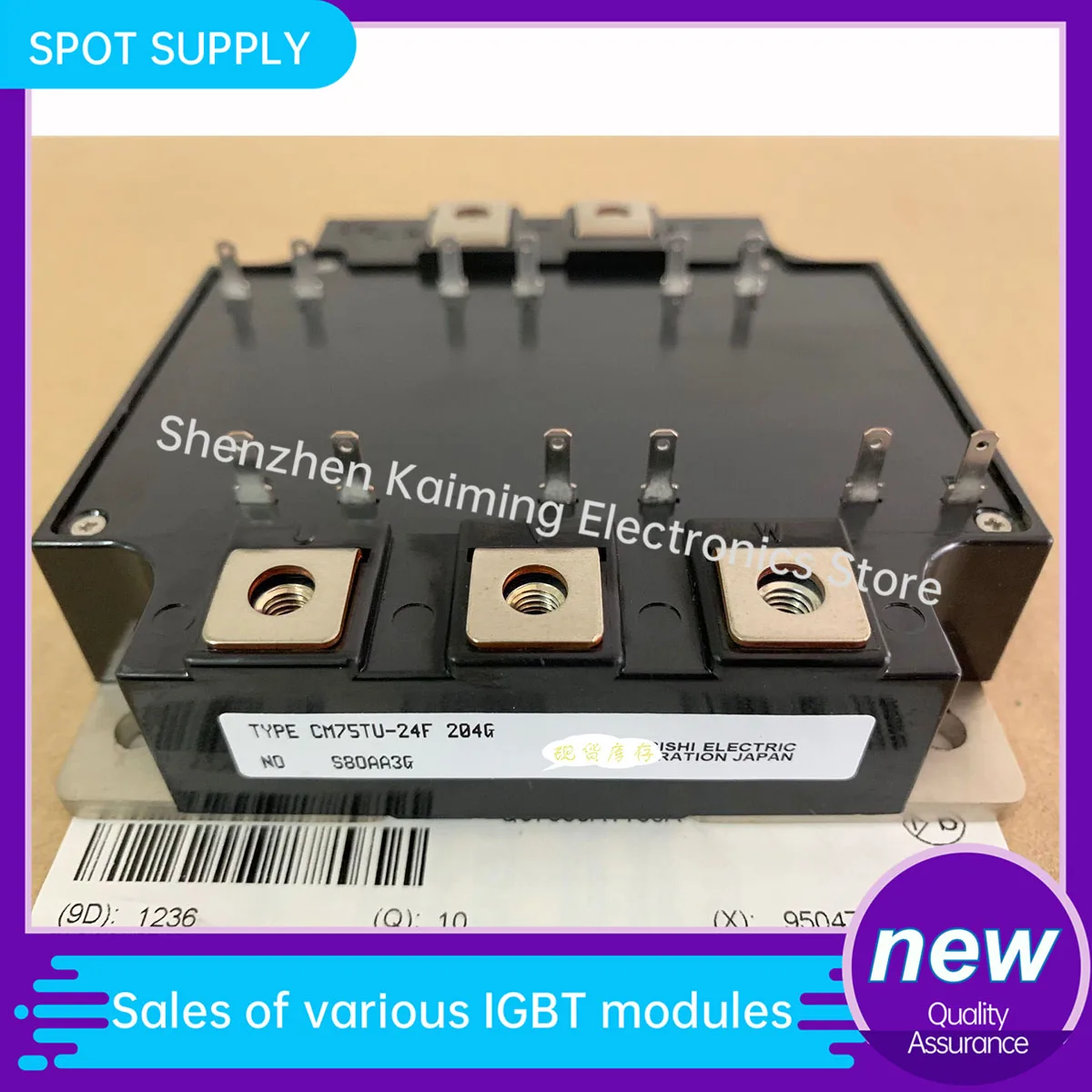 

NEW AND Original IGBT MODULE CM100TU-24F CM100TU-12F CM100TU-12H CM75TU-24F CM50TU-24F in stock