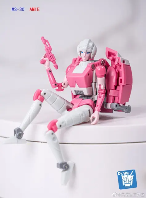 【In Stock】DR.WU MS-30 Amie Arcee Mech Fans Toys Transformation Action Figure Robot 3rd Party Mini Model Plastic Legend 5